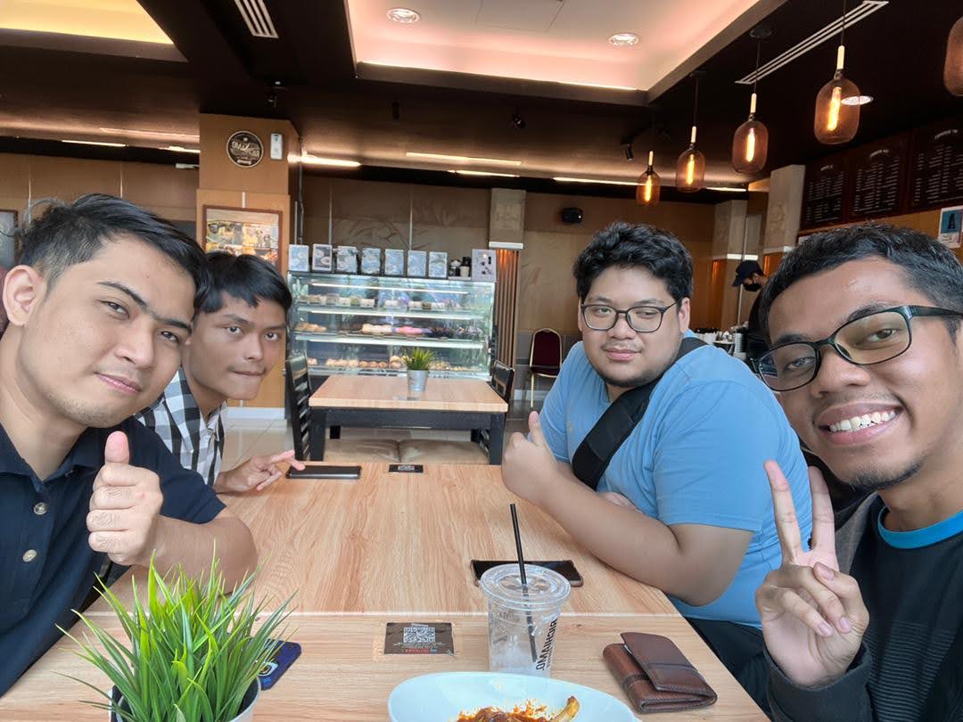 First lunch with roommates